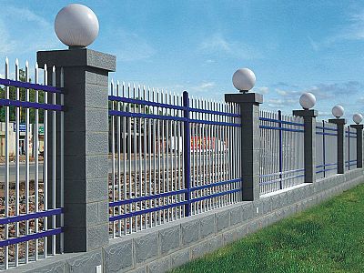锌钢护栏也可以叫做静电喷涂金属护栏、钢管护栏、方管组装围栏等